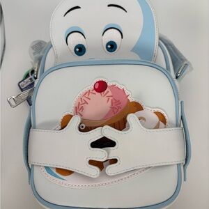Casper White & Light Blue Cartoon Ice Cream Mini Backpack GID